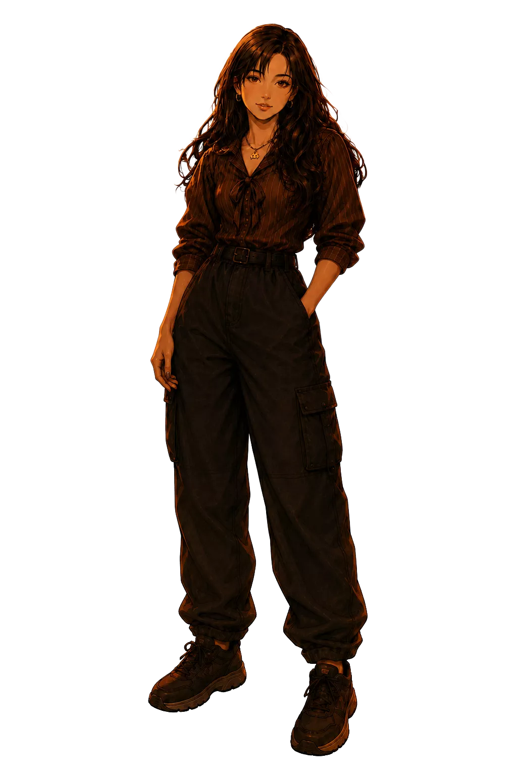 レバーレスコントローラーを持つTKGS GARAGEの女性キャラクター