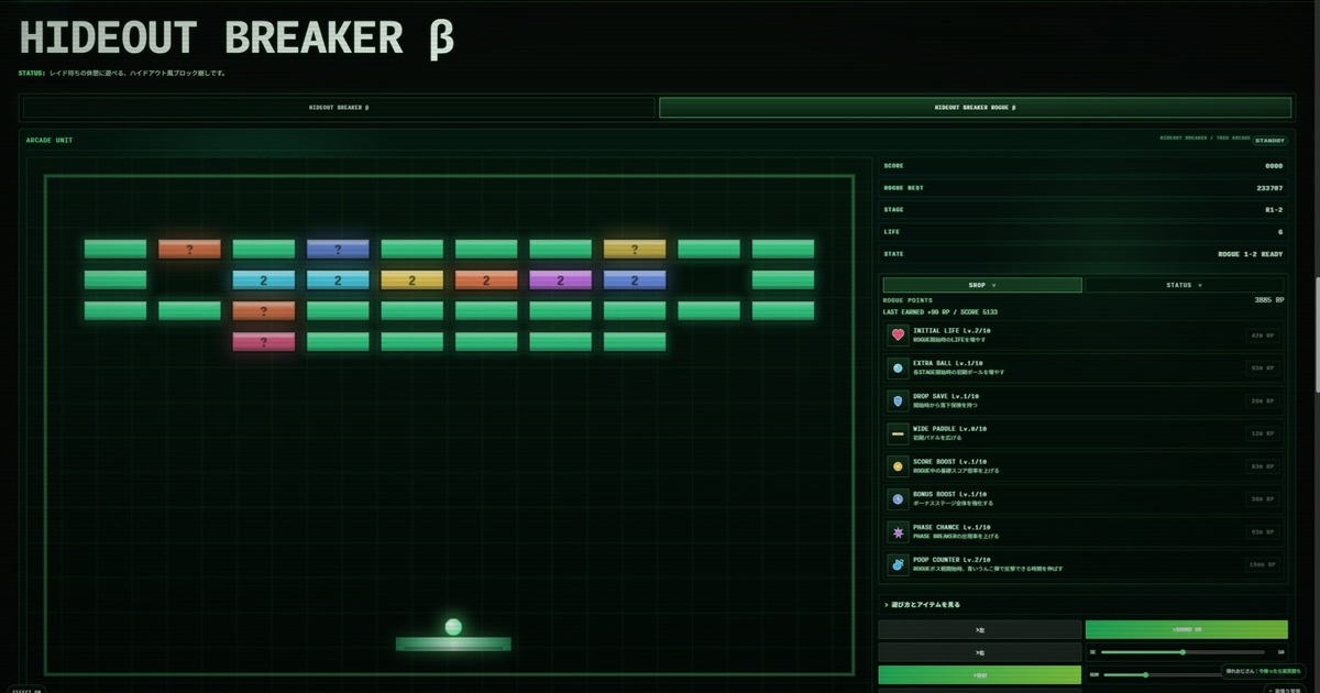 HIDEOUT BREAKER